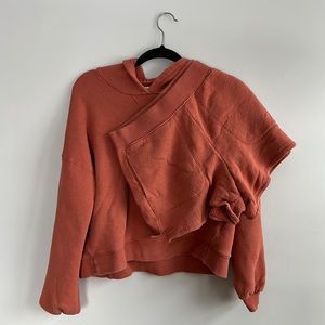 Madewell Airyterry Stitched-Pocket Shorts and Hoodie Sweatshirt Set